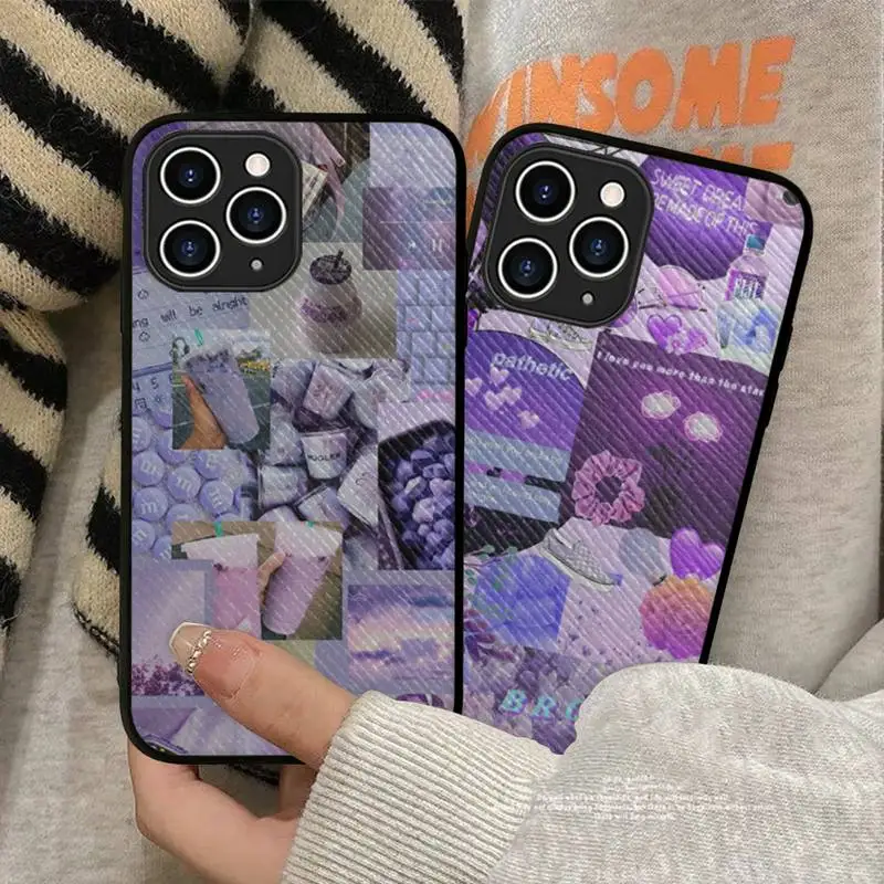 

Aesthetic Collage Cute Abstract Art Phone Case Hard Leather Case for iPhone 11 12 13 Mini Pro Max 8 7 Plus SE 2020 X XR XS Coque