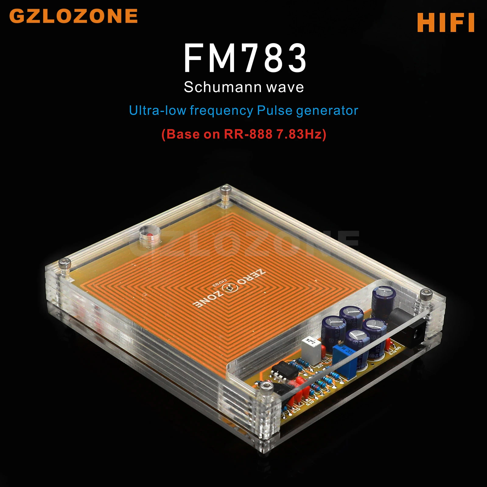 

HIFI FM783 Schumann Wave Ultra-low Frequency Pulse Generator (Base On RR-888 7.83Hz)