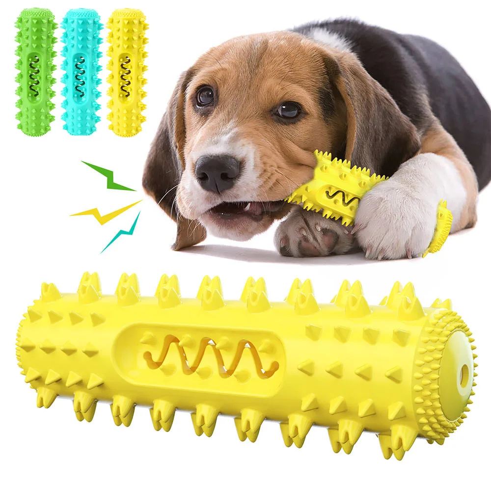 

Dog Molar Toothbrush Elasticity Soft Puppy Dental Care Durable Dog Chew Toy Pet Tooth Cleaning Dog Molar Tooth Stick