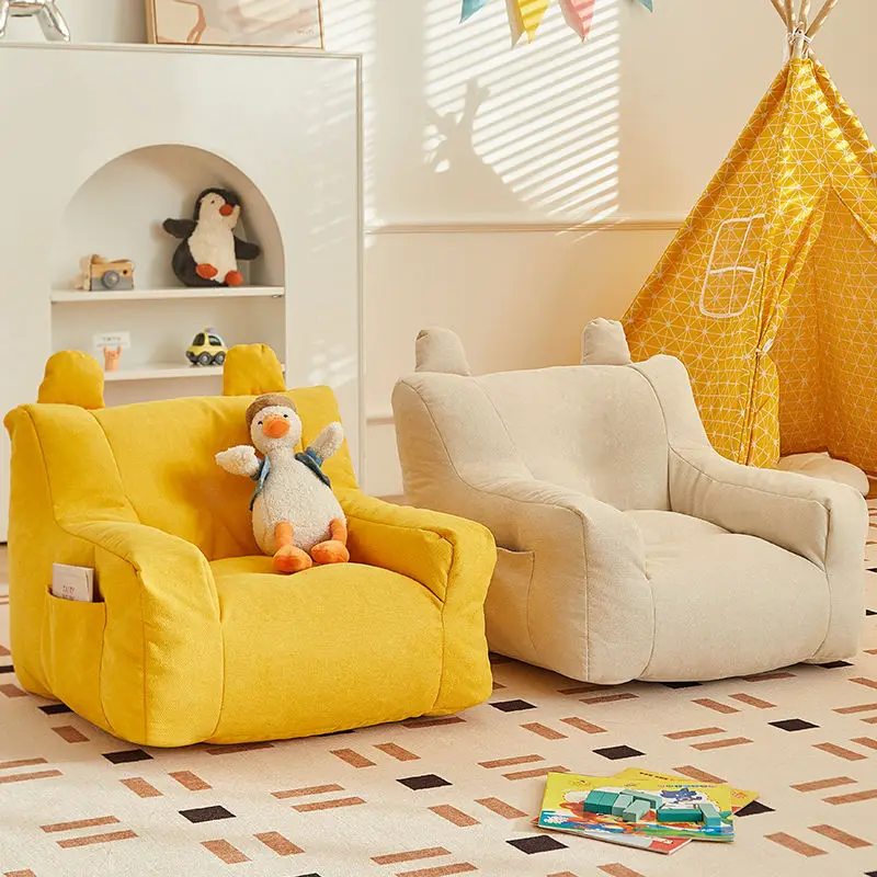 

Children's Tatami Sofa Mini Reclining Velvet Kawaii Sofa Italian Style Mid Century Modern Divani Soggiorno Prefabricated House
