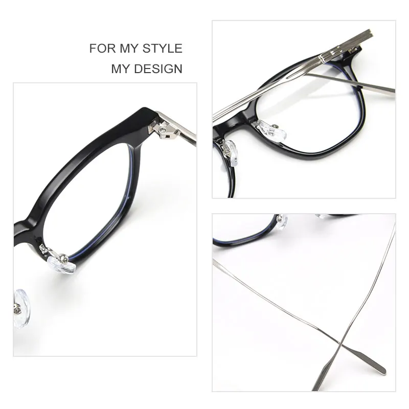 HBK ретро модные квадратные мужские оправы для очков TR90 женские брендовые