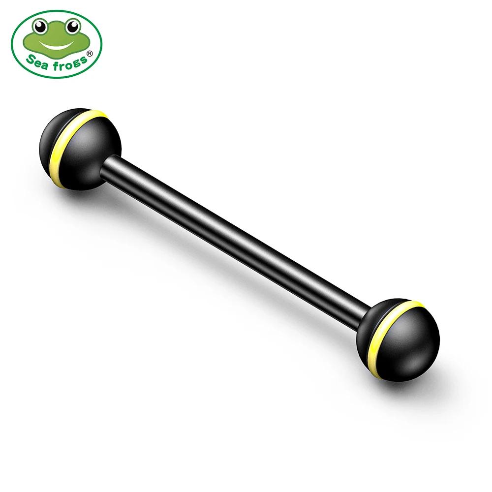 

3.5'' Double Ball Arm Aluminum Alloy Joint Ball Arm Torch Flashlight Holder Connector For Scuba Diving Underwater Housing