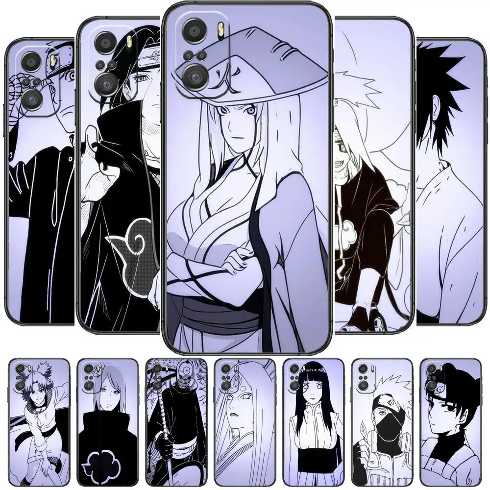 

Anime Naruto Bleach Case For Xiaomi Redmi Note 10S 10 9T 9S 9 8T 8 7S 7 6 5A 5 Pro Max Silicone Soft Black TPU Funda