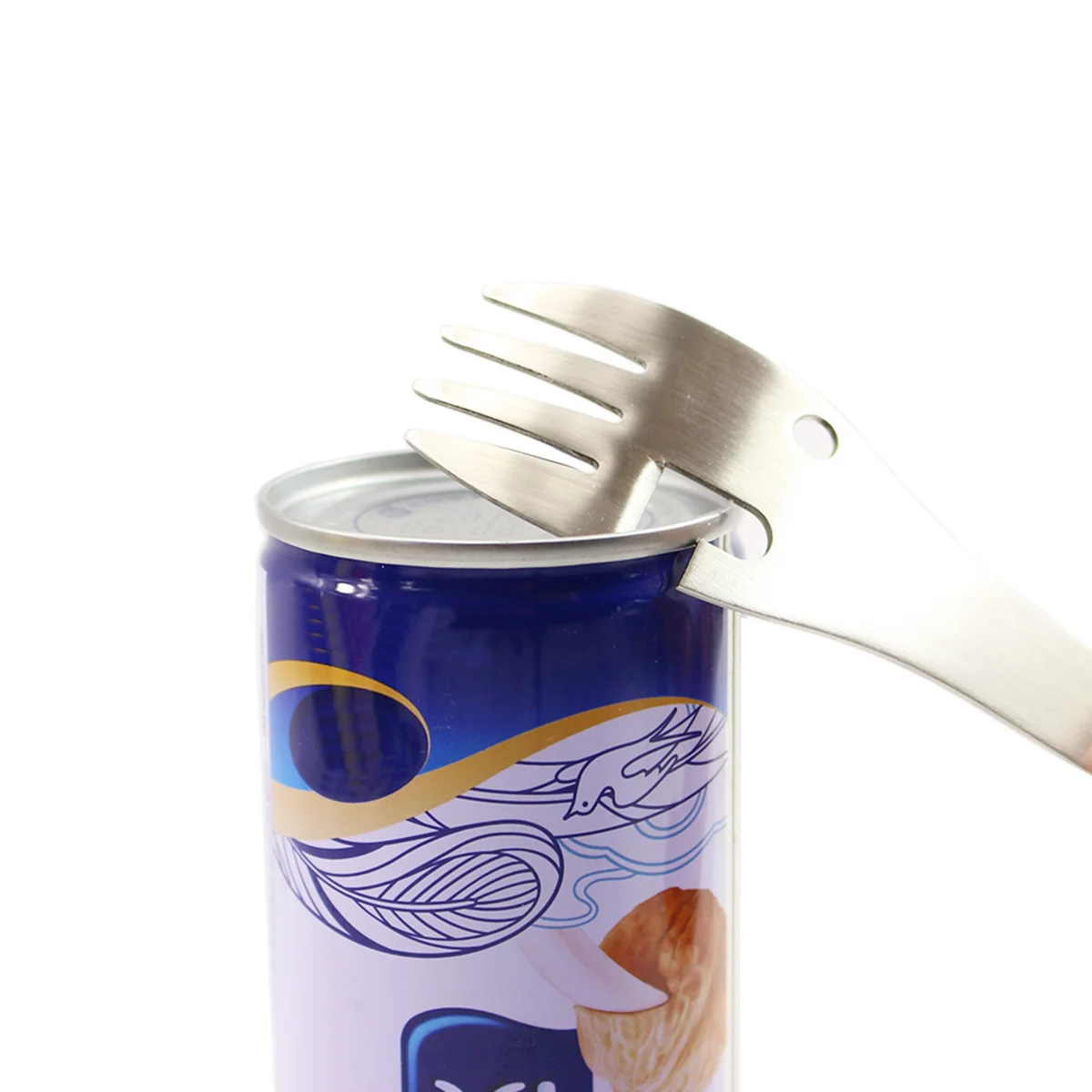 

Can Opener Set Spoon Camping Metal Sporks Fruit Silverware Portable Flatware Forks Dinner Utensil Salad Jar Lifter Bottle Manual