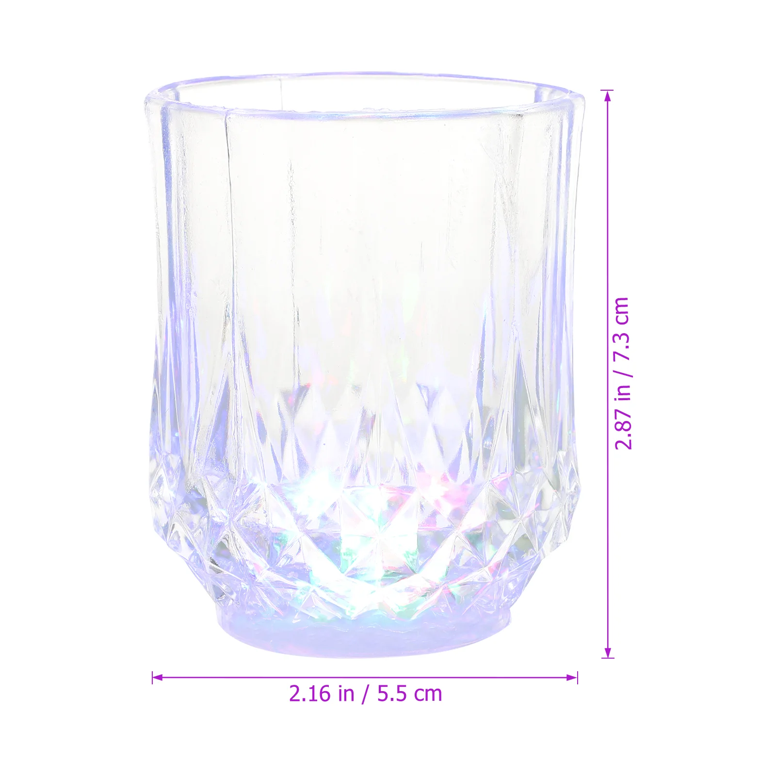 Светящаяся чашка с ананасом светящаяся для напитков светодиодная подсветка