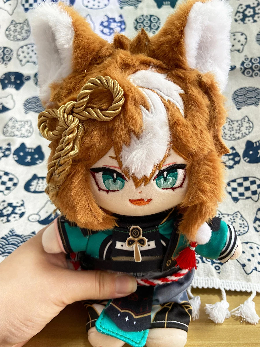 

Предварительная продажа, Аниме игра Genshin Impact Gorou, плюшевая мягкая игрушка-кукла 20 см, плюшевая одежда, наряд, милый подарок на Рождество