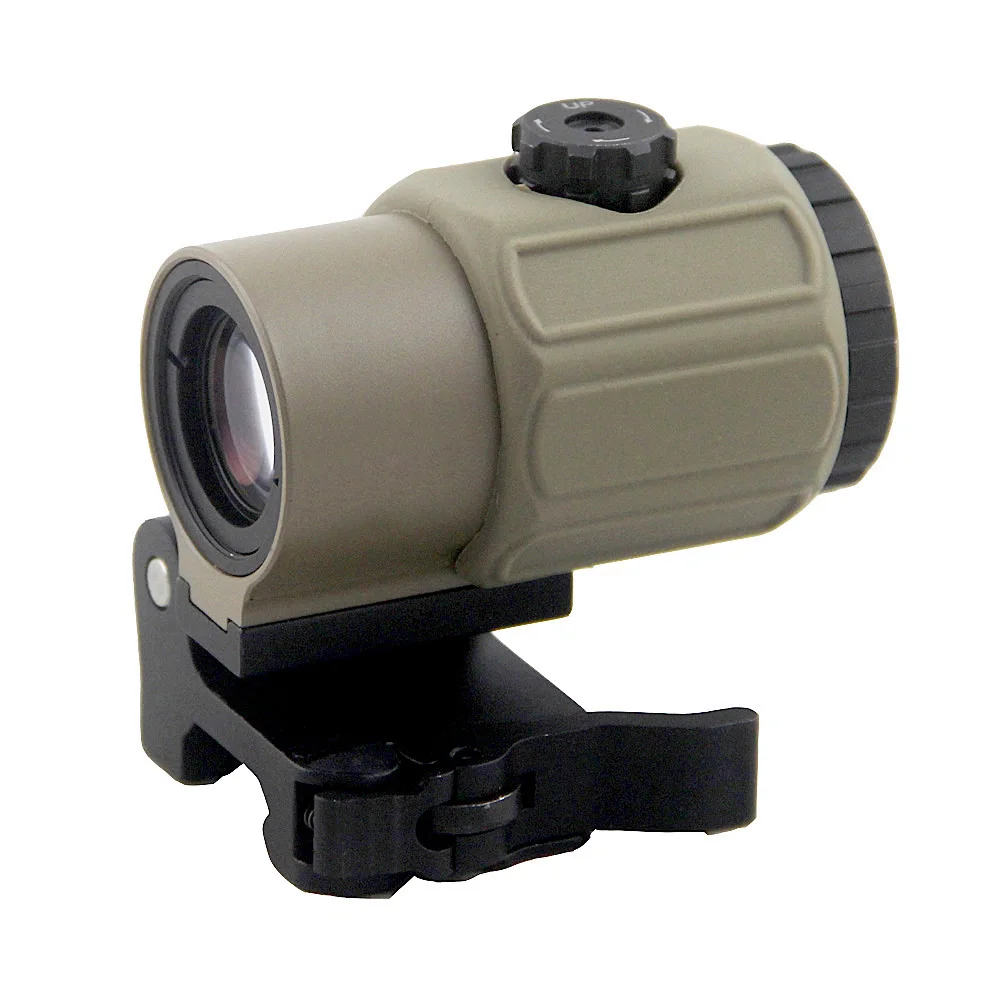 Tactical G43 Magnifier Hunting G43.STS 3x Magnifier Rifle Scope with Switch to Side STS Quick Detachable Mount fit 20mm rail