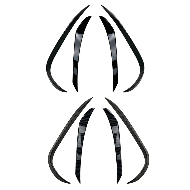

4Pcs Front Fog Lamp Grille Lip Splitters Bumper Spoiler Sticker for Mercedes-Benz GLB X247 GLB180 GLB200