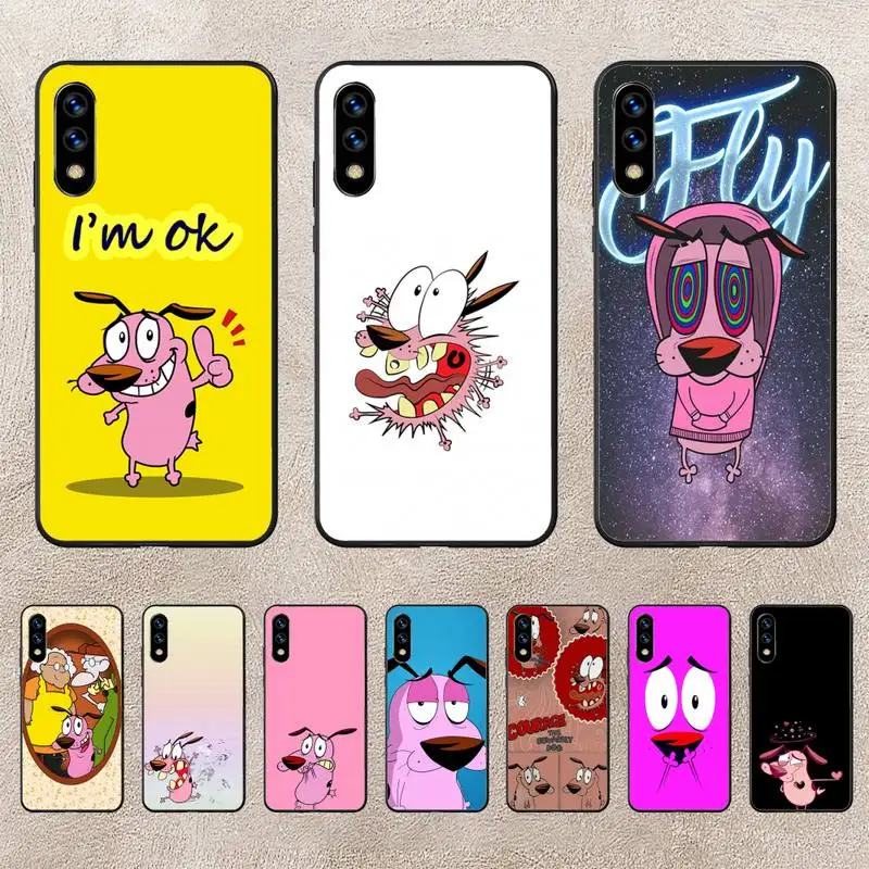 

Dog Courage The Cowardly Phone Case For Huawei G7 G8 P7 P8 P9 P10 P20 P30 Lite Mini Pro P Smart Plus Cove Fundas