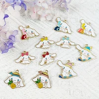 10pcs alloy charms pendant cartoon classic anime earrings jewelry diy enamel charms jewelry necklace keychain