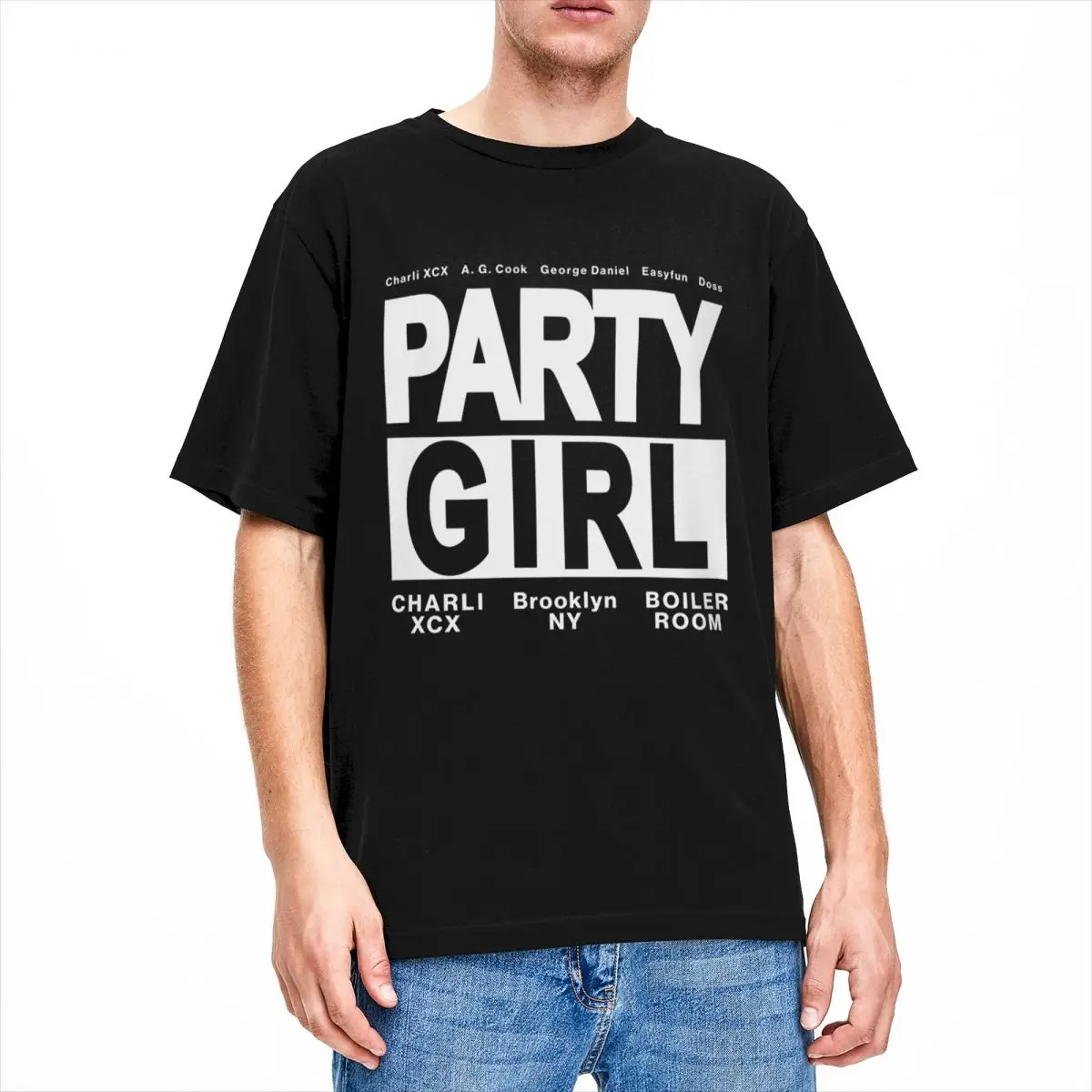 Мужские и женские рубашки 365 реальная девушка Charli XCX 100% хлопок Графический принт