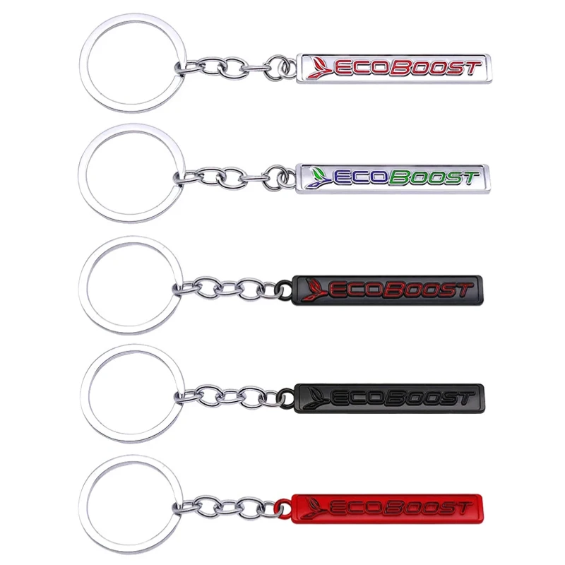 Металлический автомобильный брелок для ключей подвеска Ford ECOBOOST Badge Fiesta Focus Mondeo Kuga