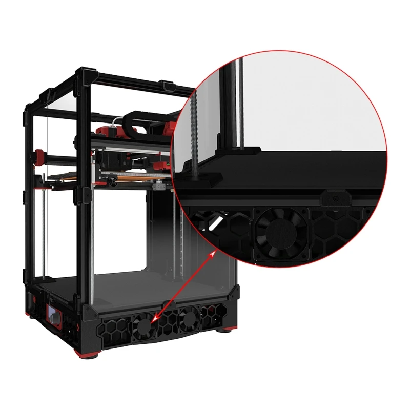 DC Brushless 24V Coolig Fan for VORON 6020 Sleeve Bearing Quiet Bottom Cooler 3D Printer Blower with 300mm Drop Shipping