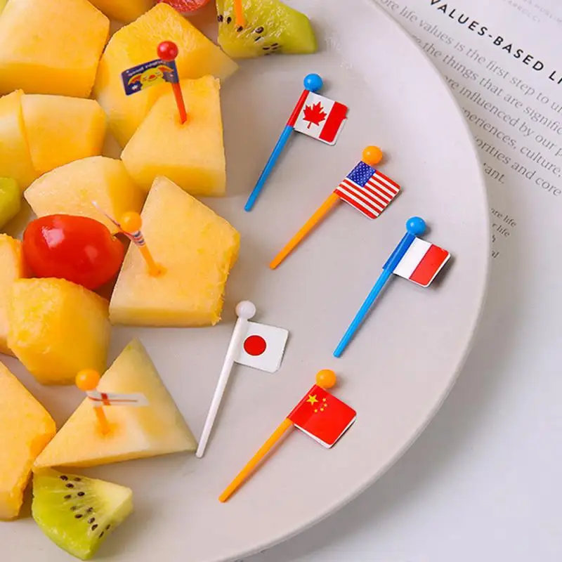

Cartoon Fruit Fork Cartoon Mini Animal Farm Food Selection Kids Snacks Cake Dessert Food Fruit Fork Party Decoration Tableware