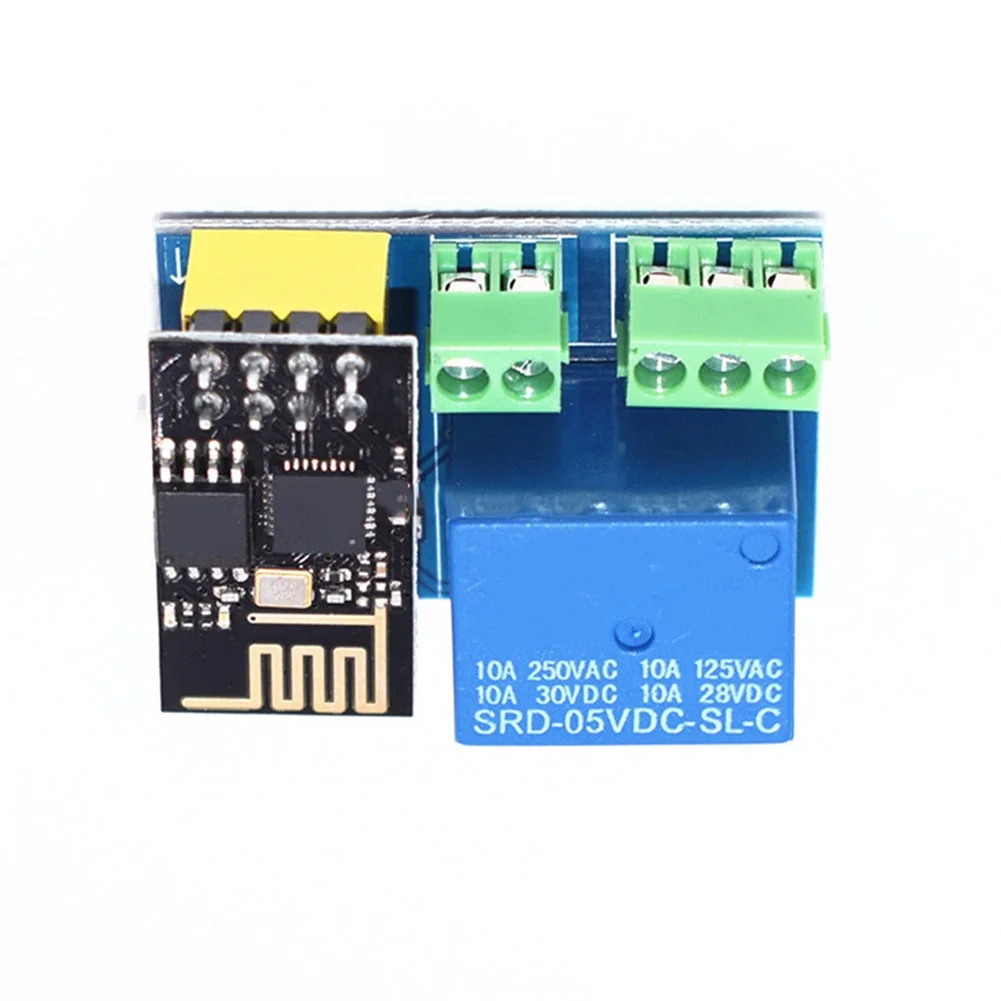 1 шт. 37*25 мм 10A/250VAC 10A/30VDC ESP8266 ESP-01S 5V беспроводной WiFi релейный модуль умный дом дистанционное управление разблокировка электроинструменты