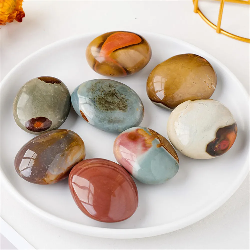 

Natural Quartz Polished Spiritual Products Stones Crystal Quartz Palm Stones For Home Decoration