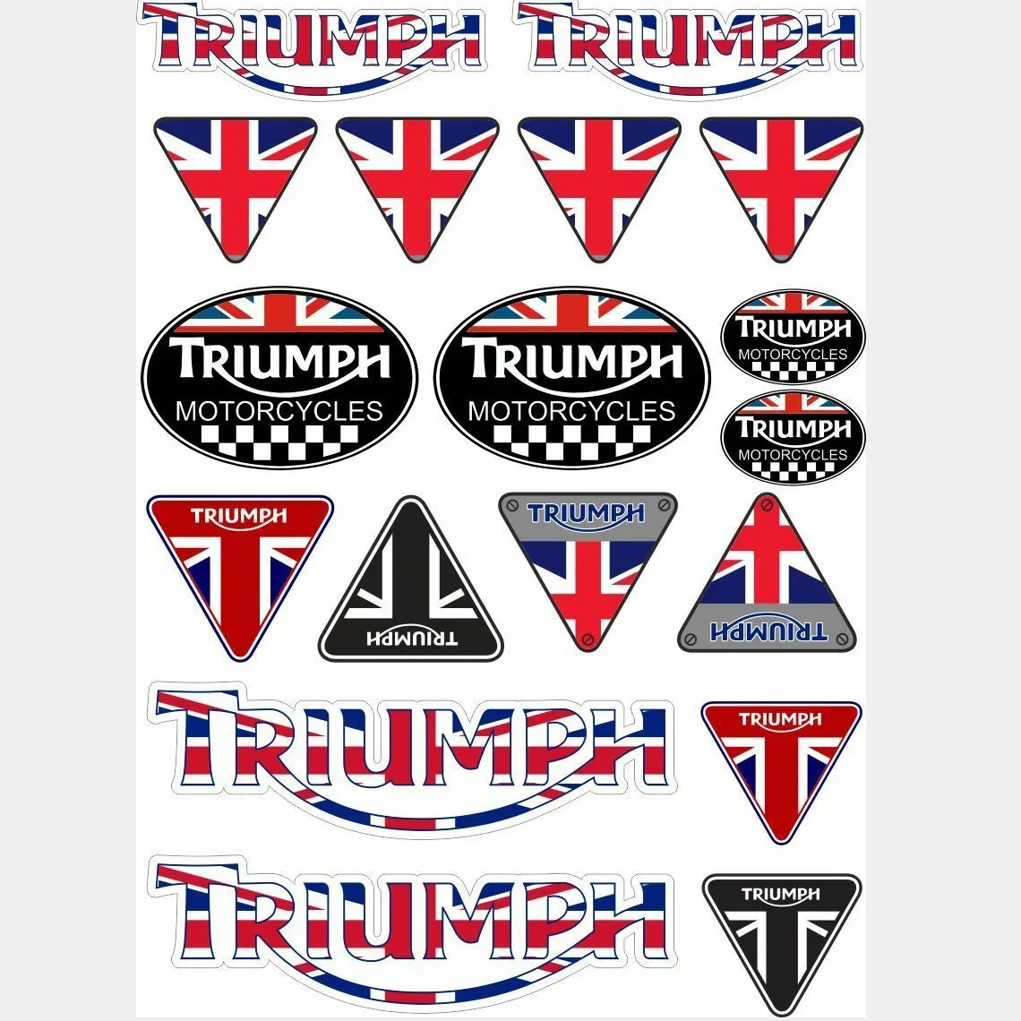 

Триумф фотографический виниловый графический логотип наклейка 18 шт.