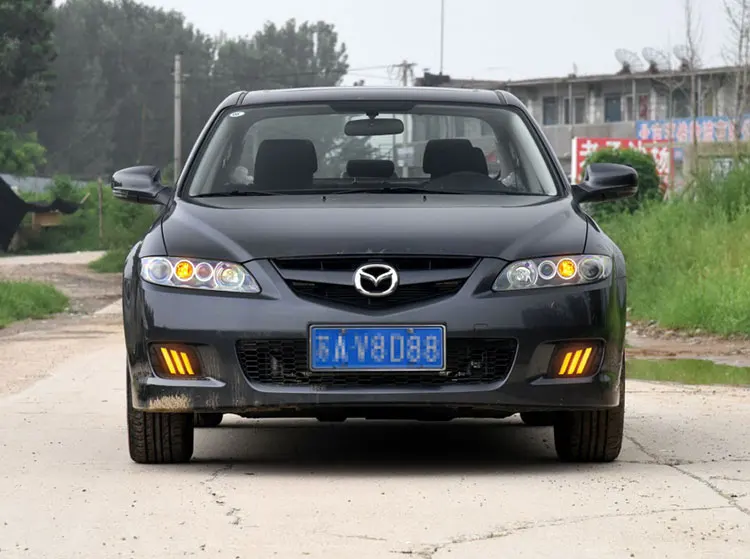 Автомобильный бампер передние фары для Mazda6 дневсветильник aurion 2006 ~ 2009/2011 2015y DRL