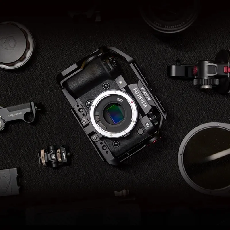 Комплект TILTA Camera Cage для Fujifilm X-H2S X-H2 (базовый набор) TA-T36-FCC-B с адаптером для объектива и быстросъемной площадкой Manfrotto (art.: 3920dacd8a144) - 3920dacd8a144