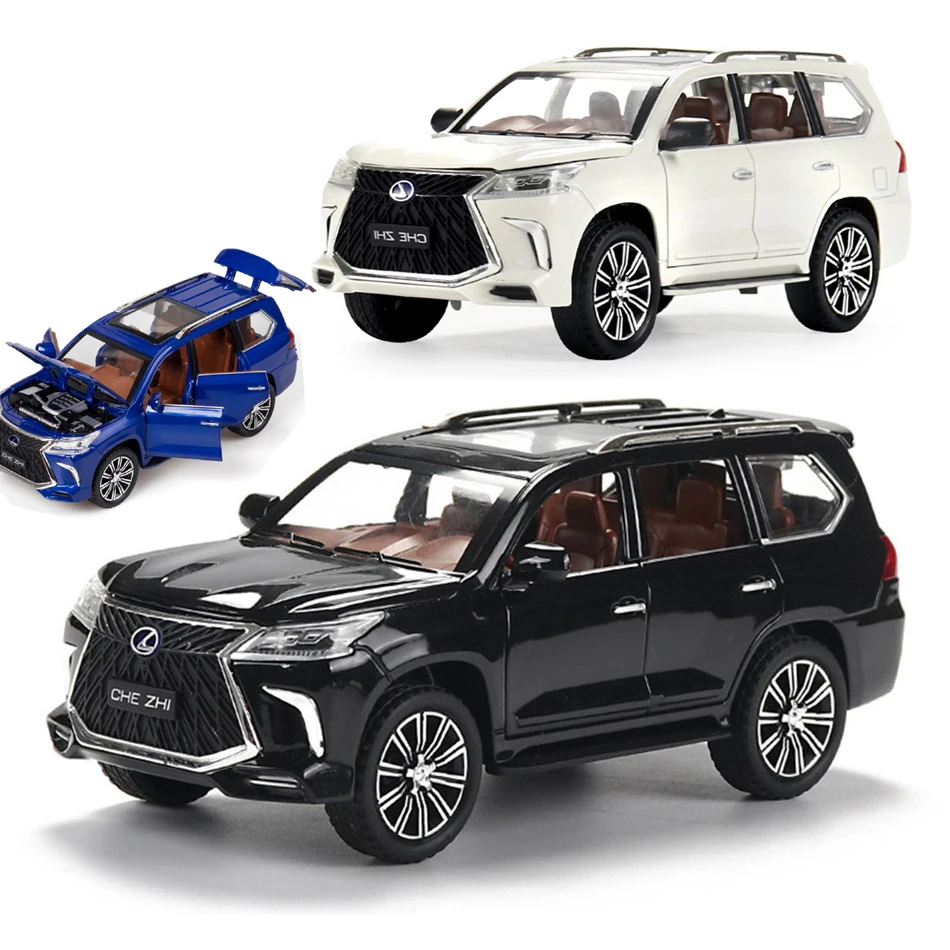 

Модель литая автомобиля из сплава Lexus LX570 в масштабе 1:24, коллекционные литая игрушка в подарок, литой под давлением, автомобили для детей, ден...