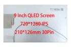 9-дюймовый IPS LCD 30pin 210*126 мм 720*1280 Высокое разрешение Mipi LCD для радио WD090HBM KLBI090 YT090IBNK SH090JGI