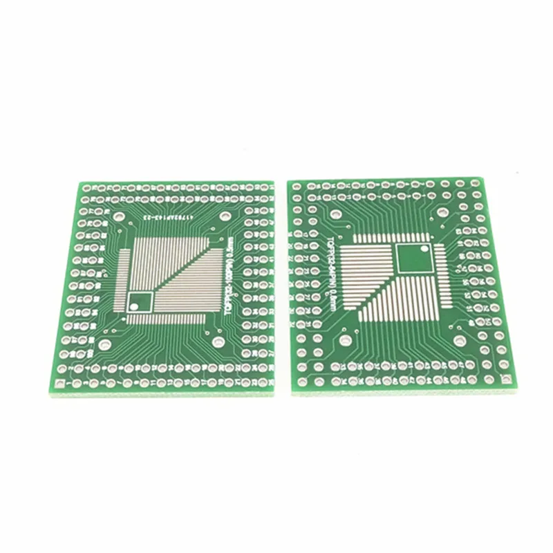 10 шт./лот QFP/FQFP/TQFP32/44/64/80/100 LQFP SOP Поворотная DIP 0,5/0,8 мм плата адаптера