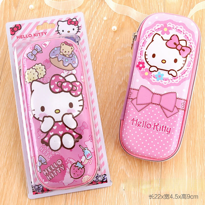 Hello Kitty bag Pencil Case Primary and Secondary Students Pencil Bag Multifunctional Stationery Box Girls Cute Pencil Case