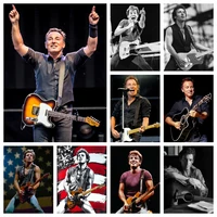 diy 5d bruce springsteen diamond mosaic painting rock singer cross stitch embroidery pictures full drill handicraft home decor