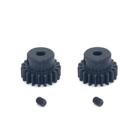 2pcs steel 19t motor gear pinion gear 124016 2178 for wltoys 144002 144010 124016 124017 brushless rc car upgrades parts