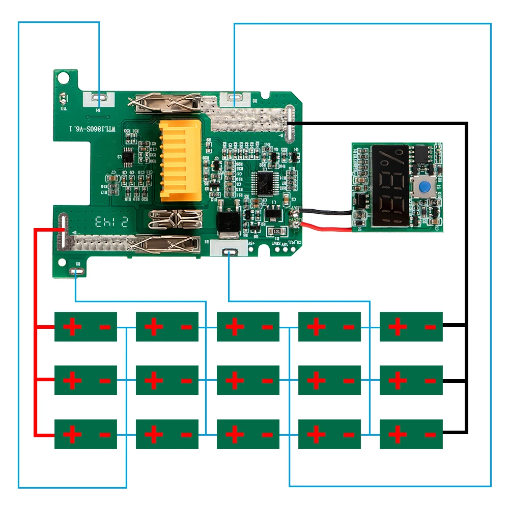 

Сменный Чехол для аккумулятора BL1815 BL1830 для Makita, корпус 18 в с платой BMS PCB ABS Flame BL1890, Ач