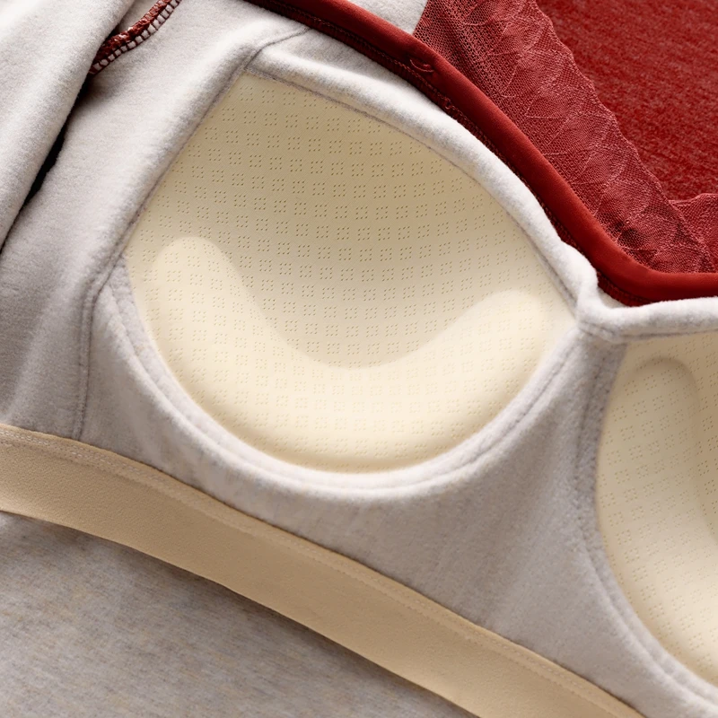 Women's Thermal Underwear With Bra Sexy Lace Winter Thermo Lingerie  Slimming Warm Bottoming Top Warm Corset