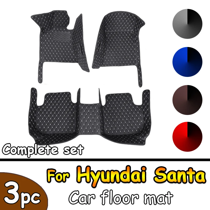 

Автомобильные коврики для Hyundai Santa Fe (FIVE SEAT) 2010 2011 2012, индивидуальные автомобильные подкладки для ног, задняя крышка