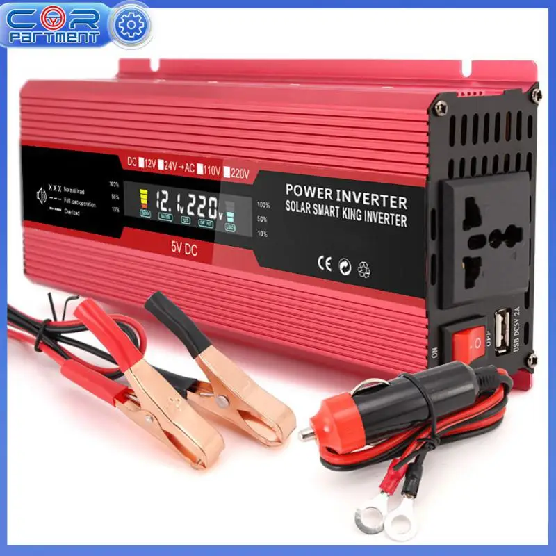 

Sine Wave Voltage Converter Adapter Dc12v To Ac 220v Universal Power Inverter Portable Multifunctional 20000w Car Accessories