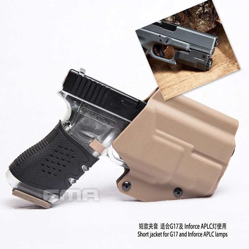 

FMA G17S WITH SF Light-Bearing Holster Fit Glock 17 And Inforce APLC Lamps Gun Holder Bag Airsoft Accessories Flashlight Holster