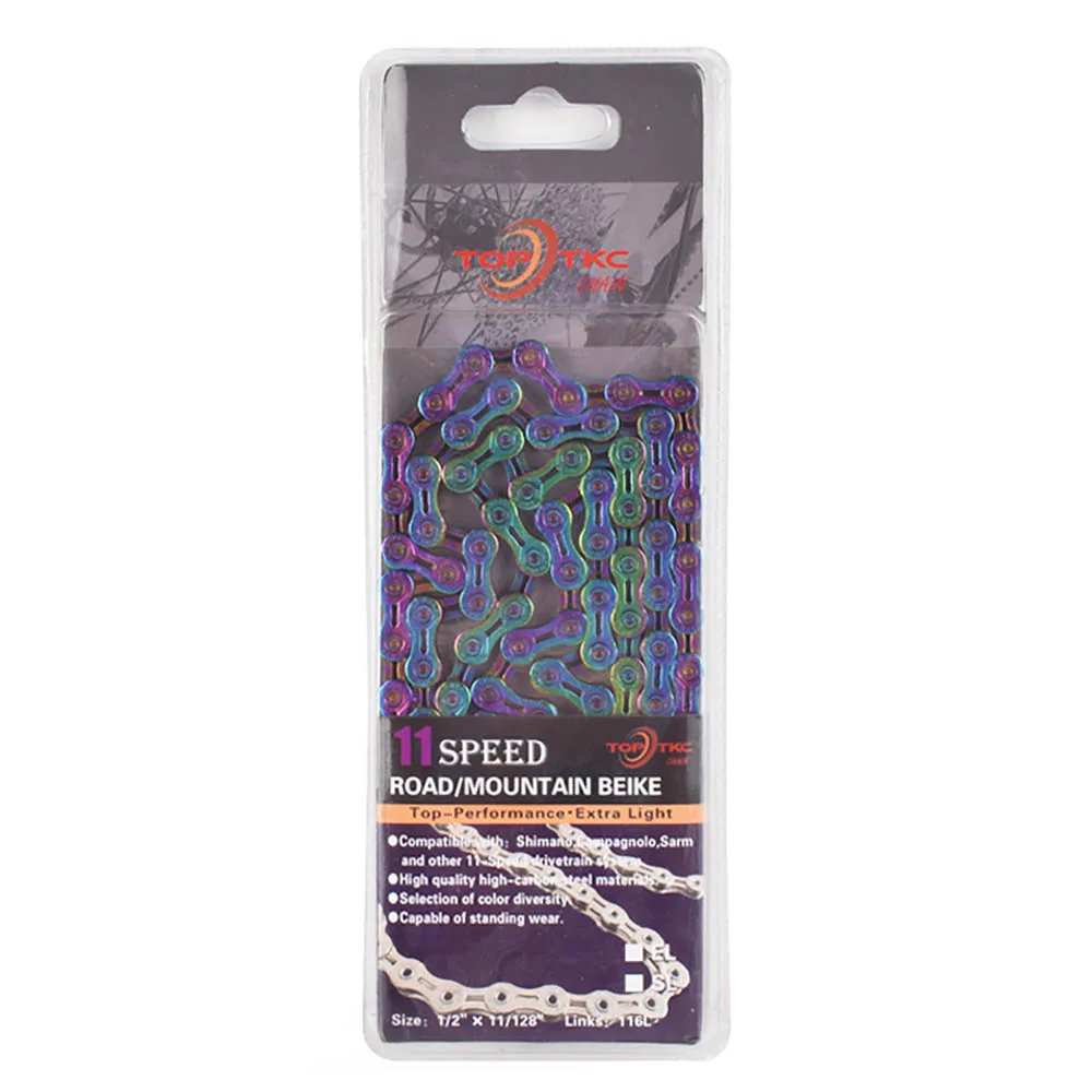 

MTB Road Bike Chain 9/10/11 Speed 116 Links Hollow Design Ultralight Bicylce Parts Cycling Accessories For Shimano Sram
