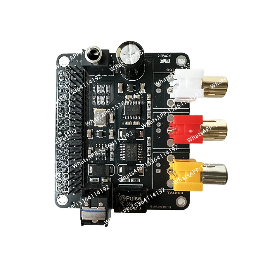 Звуковая карта WM8804, коаксиальный оптический аудиовыход SPDIF, плата декодирования PCM5102 для Raspberry Pi Player (art.: 3920da1f992ec) - 3920da1f992ec
