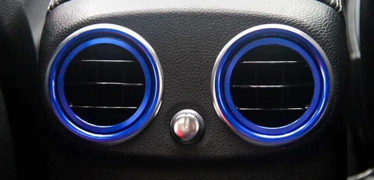 7 шт. декоративные наклейки для автомобильного кондиционера Benz C Class C180L C200L C260L C300L