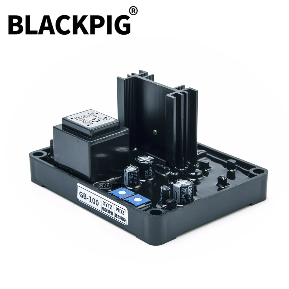 Автоматический стабилизатор напряжения GB100 щеточный генератор AVR 220 В однофазный