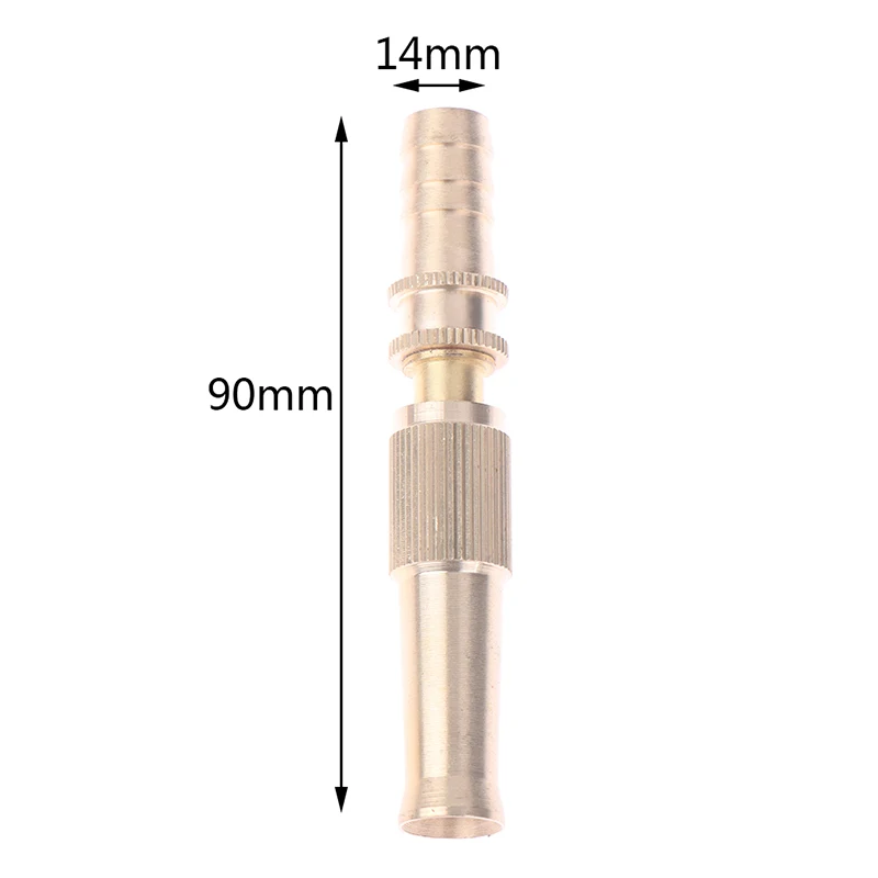 

1/2"14mm 360° Adjustable High Pressure Washer Shower Car Wash Water Household Car Watering Nozzle In-line Type Copper Auto Parts