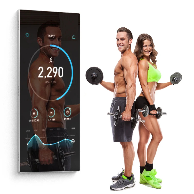 

Hot Sales fitness smart mirror Virtual Fitting Mirror for Smart Home Exercise Workout Yoga