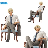 sega original detective conan anime figure 13cm furuya rei chair action figure toys for kids gift collectible model