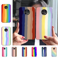 rainbow phone case for samsung a51 a30s a52 a71 a12 for huawei honor 10i for oppo vivo y11 cover