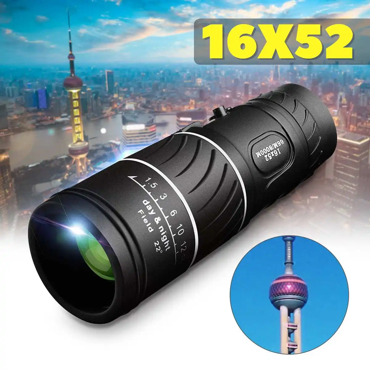 Монокулярный телескоп с двойным фокусом 66/8000 м |