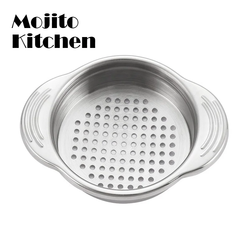 1 шт. стальное сито для пищевых продуктов тунца пресс крышки слив масла и воды