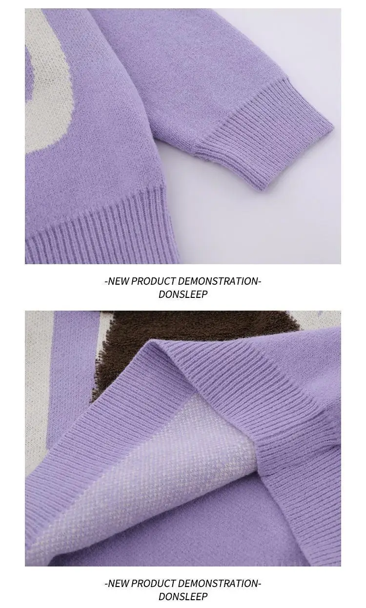 Корейский стиль K-pop свитера для мужчин в стиле хип-хоп с надписью и вышивкой Звезд