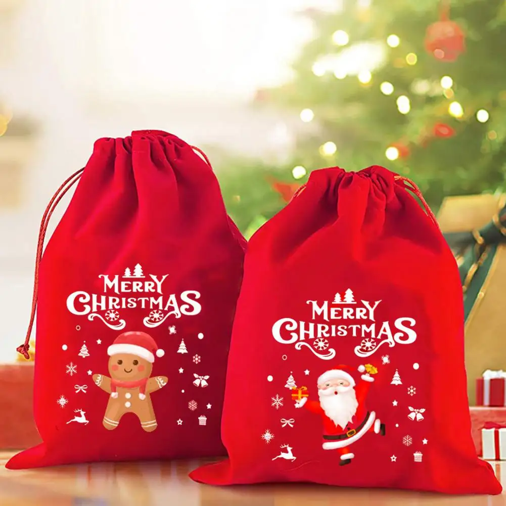 

Candy Bags Exquisite Christmas Candy Gift Bags 20pcs Drawstring Pouches with Rich Colors Patterns for Festive Storage Small