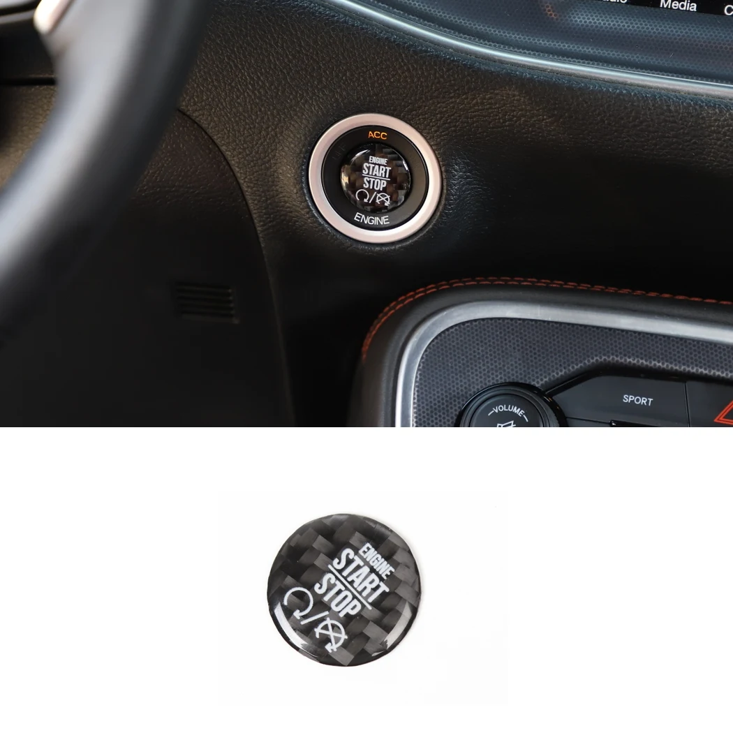 Крышка переключателя кнопки запуска двигателя для Dodge Challenger/Charger/RAM 2010-2021 Durango
