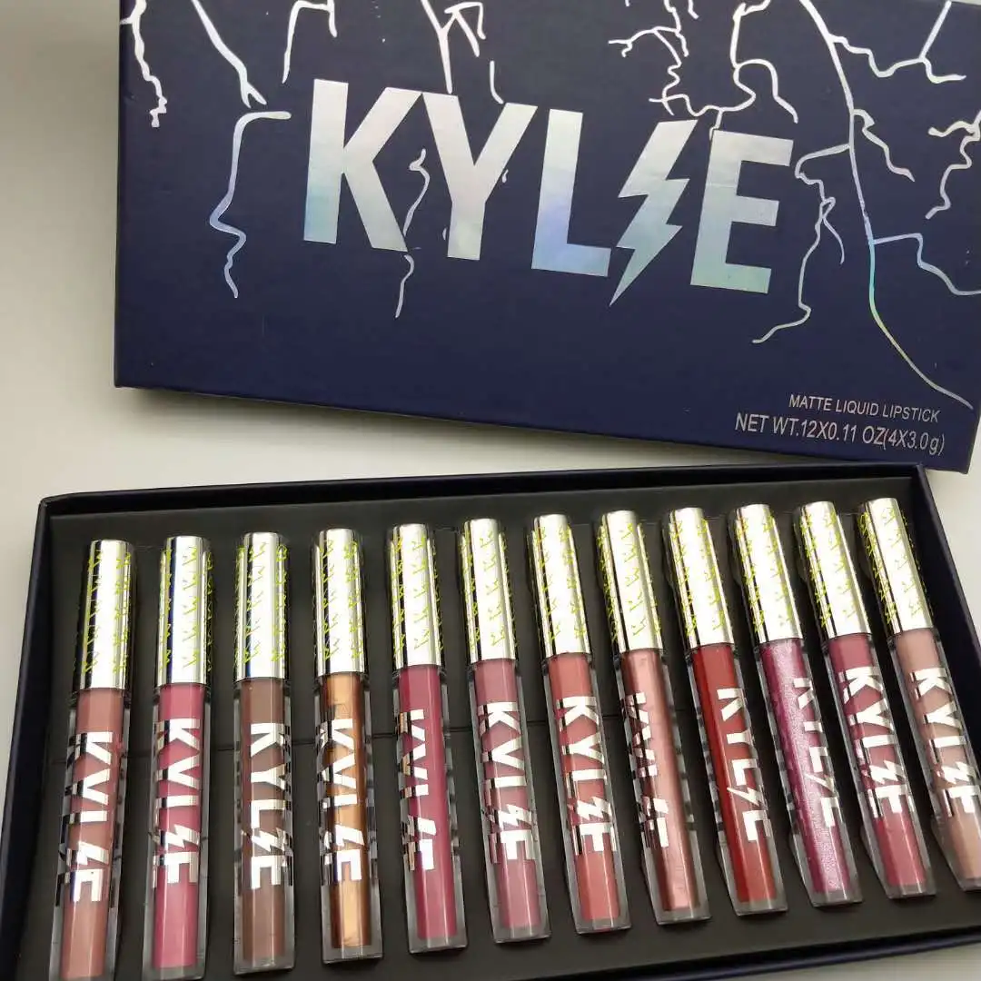 

Flash 12 Lip Gloss Flash 12 Matte Lip Glaze Non-stick cup Lip Gloss Set