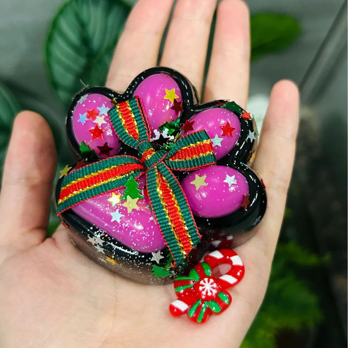 Милые мягкие рождественские кошачьи лапы-антистресс сжимаемая игрушка