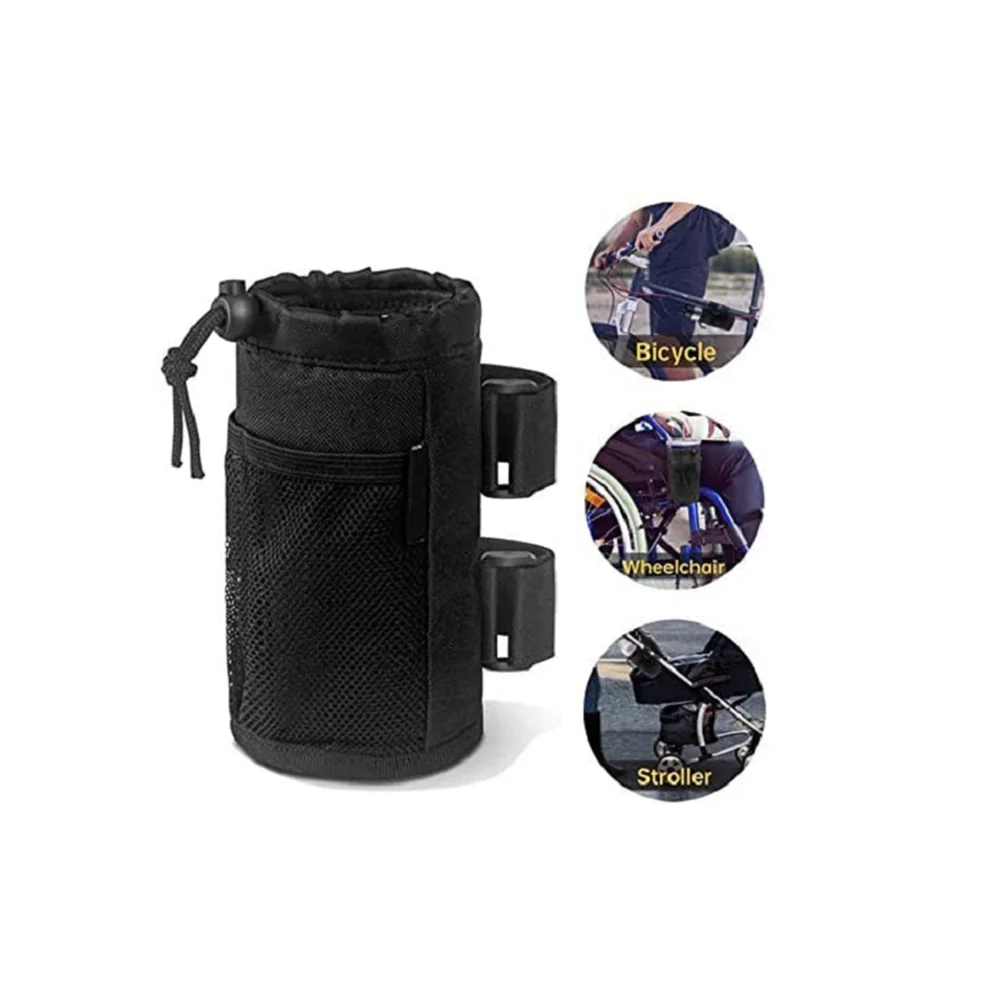 

Water Cup Holder Universal Water Bottle Holder For Wheelchair Bike Boat Washable UTV ATV Cup Holder 3.3 Inch Diameter Durable